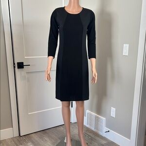 Calvin Klein Black Long Sleeve Dress